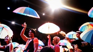 Umbrellas up to all the typhoon survivors!
